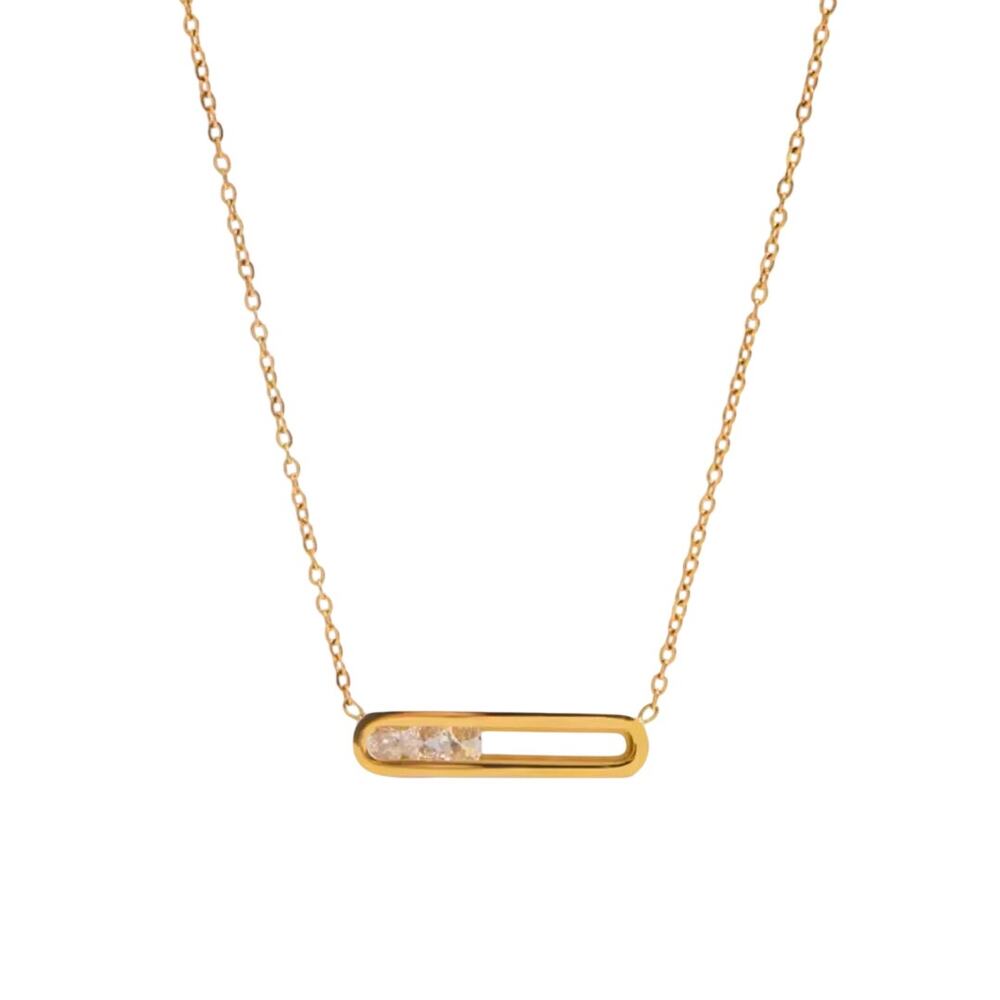 Avaria 18K Yellow Gold ABBY SCULPTED GOLD PENDANT New